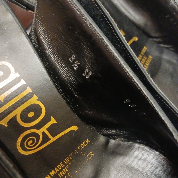 Adlib black sling back kitten heel size 8.5 - Picture 11 of 12